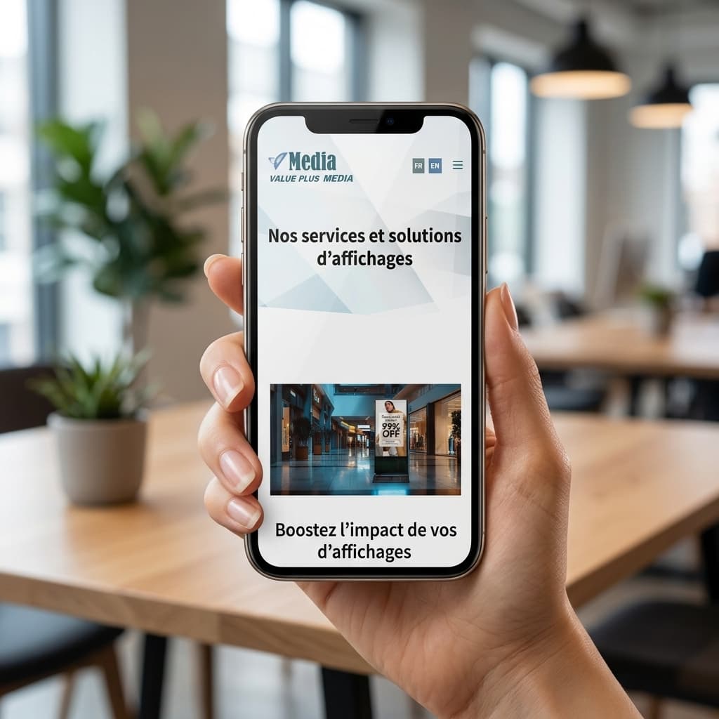 Refonte du site internet de Value Plus Media